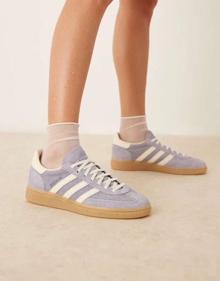  Кроссовки adidas Originals Handball Spezial фиолетово-белые purple
