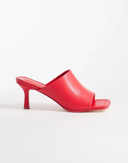Женские мюли Public Desire Winnie, красные