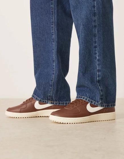 Кроссовки Nike Field General коричневого и темно-белого цветов brown