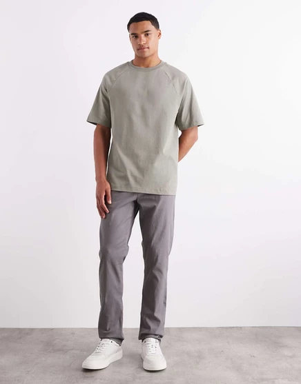 Мужские брюки-чинос ASOS DESIGN зауженные, серые