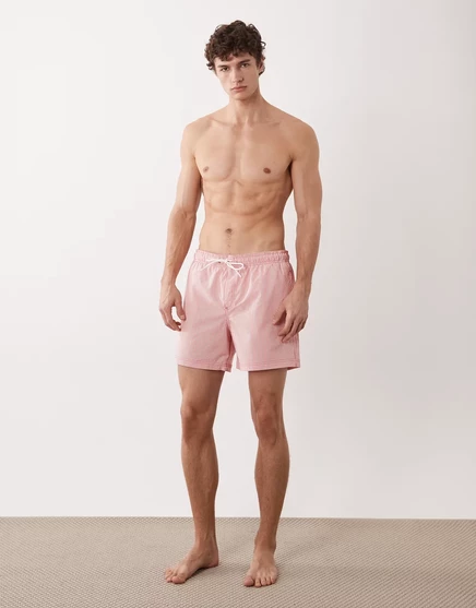 Мужские пляжные шорты jack & jones в полоску, красные