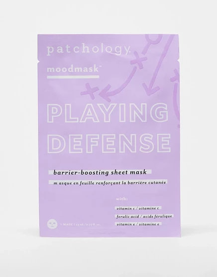 Эксклюзивная маска настроения Patchology x ASOS, играющая в защитную маску, повышающую защитный барьер. 