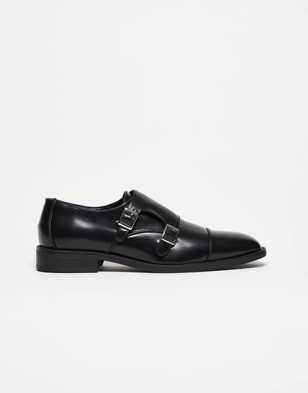 Мужские туфли-монки ASOS Design, черные