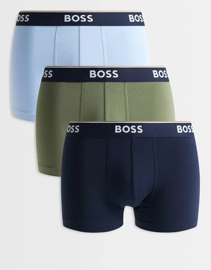 Плавки с контрастным поясом и логотипом BOSS Bodywear Power из 3-х комплектов с несколькими открытыми плечами разное