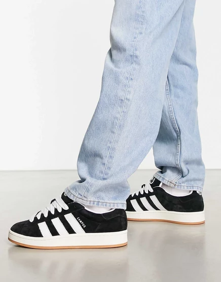 Черно-белые кроссовки adidas Originals Campus black