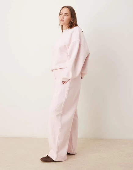 Спортивные брюки ASOS DESIGN Curve premium heavyweight 500gsm со швами 