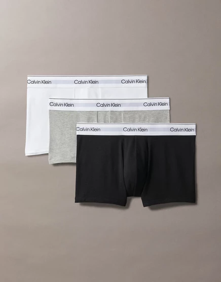 Мужские брифы Calvin Klein Icon Cotton Stretch, 3 шт., белые/серые/черные