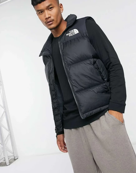 Мужской пуховый жилет The North Face 1996 Retro Nuptse, черный
