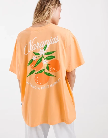 Женская футболка Vero Moda Valencia Oranges, персиковая
