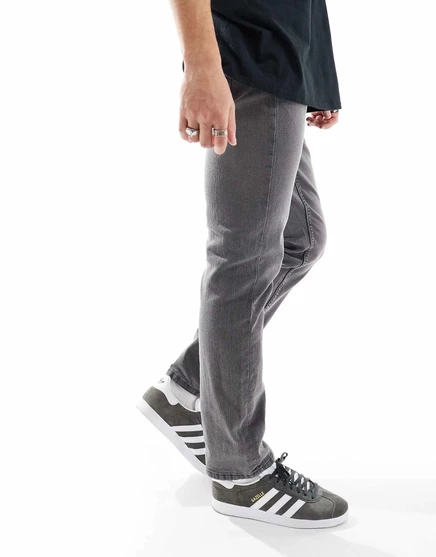 Серые джинсы узкого кроя Only & Sons Loom gray denim
