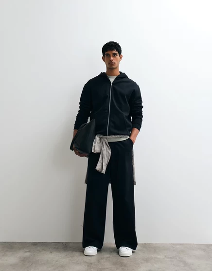 Мужские чиносы ASOS Design свободного кроя, черные