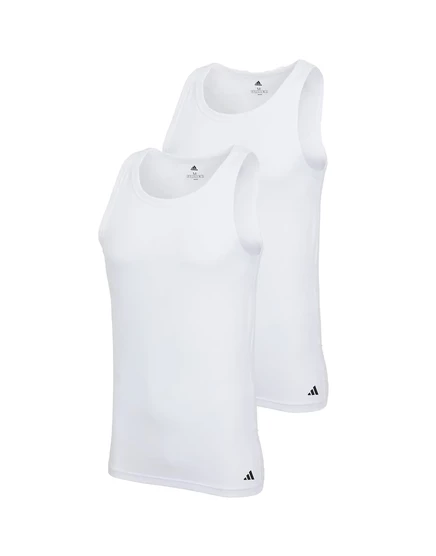 хлопковые майки adidas 2 pack active core белого цвета white