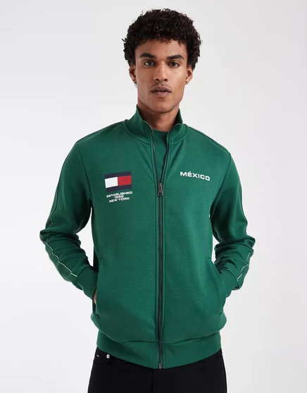 Мужская куртка Tommy Hilfiger World Cup, зеленая
