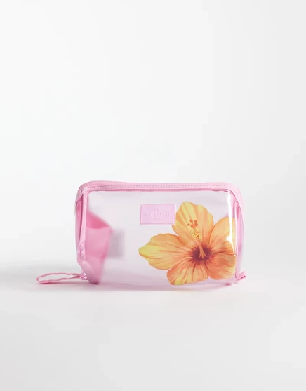 Женская косметичка Flat Lay x ASOS, оранжевый гибискус