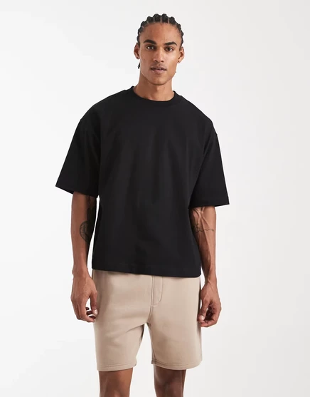Мужские шорты ASOS Design Essentials Slim, кофейные