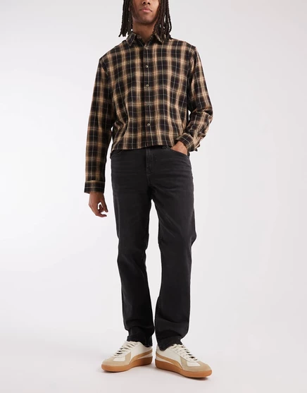 Мужские узкие джинсы ASOS Design стрейч, черные