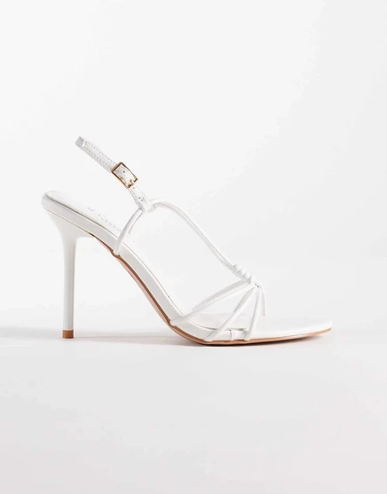 Женские босоножки SIMMI Shoes Nina на каблуке, белые