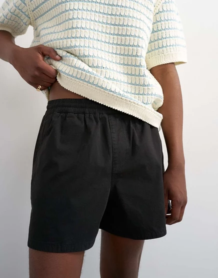 Мужские шорты Topman Micro Fit, черные