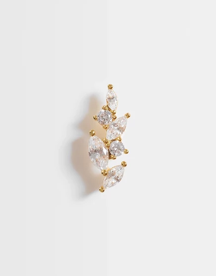Подвеска Kingsley Ryan gemset petals из позолоченной стали и серебра