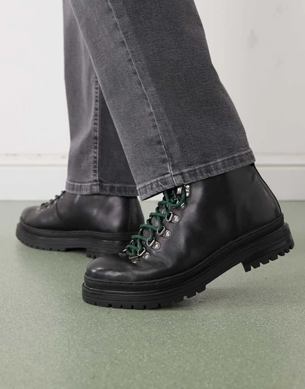 Туристические ботинки Walk London eagle черного цвета  black