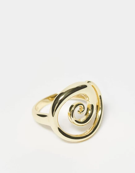 Спиральное кольцо Seol Gold из 18-каратного золота vermeil gold