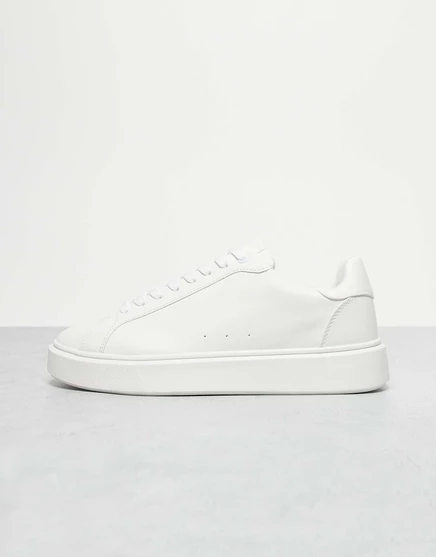 Кроссовки ASOS Design на шнуровке, белые
