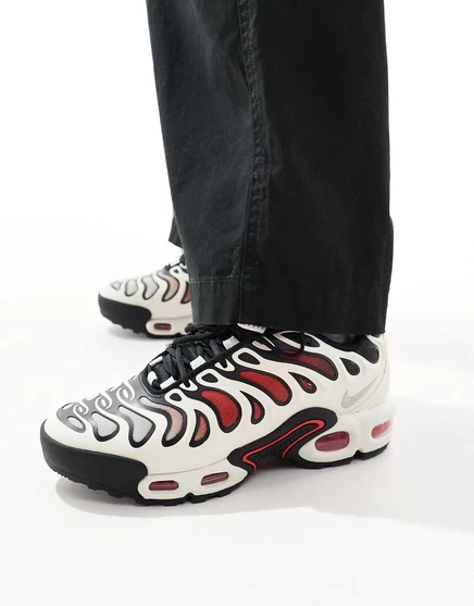 Кроссовки Nike Air Max Plus Drift белого и красного цветов white