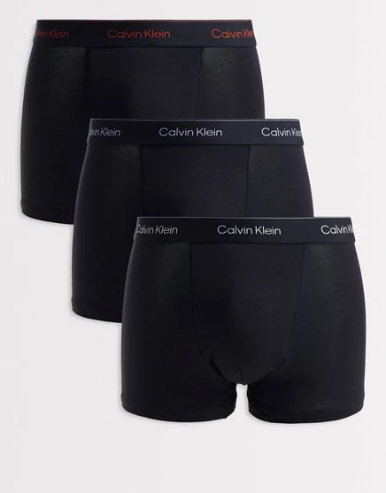 Мужские боксер-брифы Calvin Klein Icon, 3 шт., чёрные
