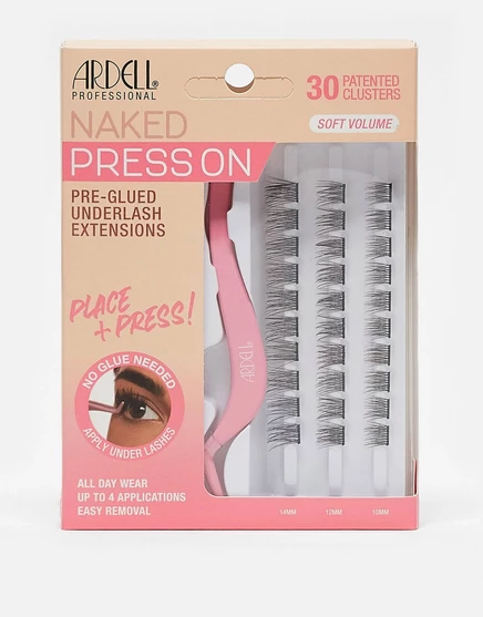Женские накладные ресницы Ardell Naked мягкий объем, черные