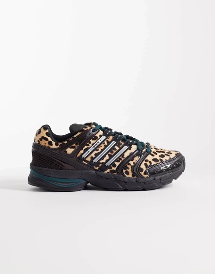 кроссовки adidas Originals Adistar Control 5 черного цвета с леопардовым принтом