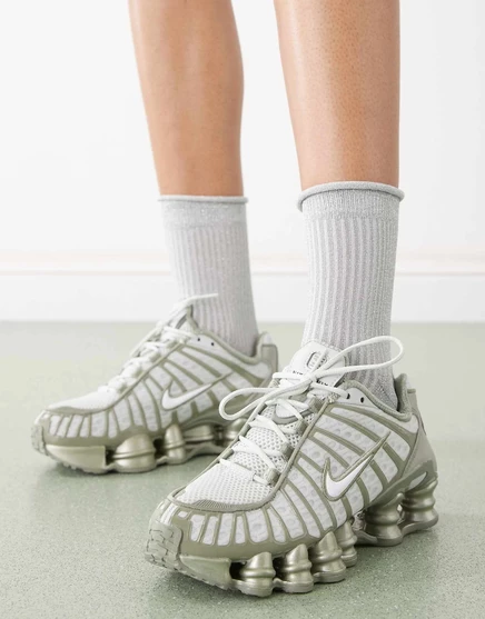 Кроссовки Nike Shox TL светло-зеленого цвета light green