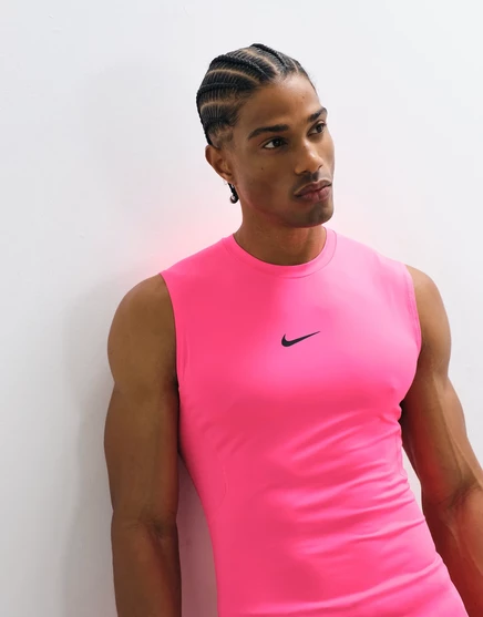 Мужская майка Nike Training Pro Dri-FIT, розовая