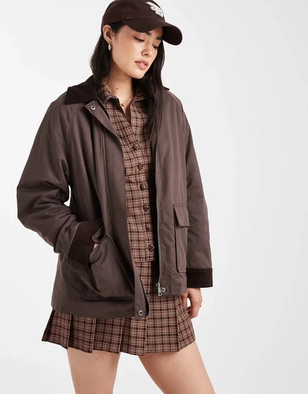 Парка из хлопка на подкладке marlow цвета промытого дуба washed oak