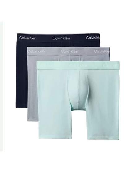 Мужские боксеры Calvin Klein Icon, 3 шт., синий/серый/аква
