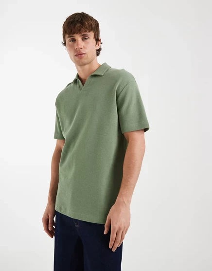 Мужское поло asos design с отложным воротником, мятное