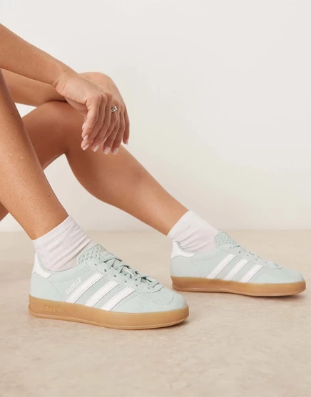 Кроссовки adidas Originals Gazelle светло-зеленого цвета light green