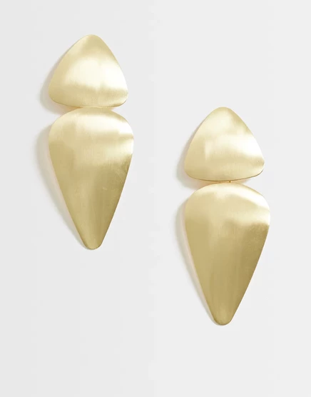 Женские серьги Topshop Elliot, матовое золото