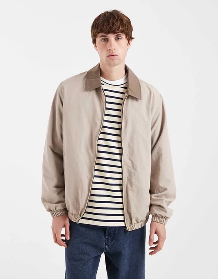 Куртка Jack &Jones harrington бежевого цвета string