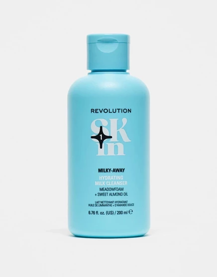 Revolution Skin Milky-Увлажняющее молочко для умывания с луговой пеной и маслом сладкого миндаля, 200 мл cleanser
