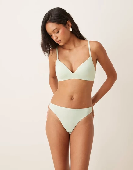 Женские стринги calvin klein perfectly fit, мятные