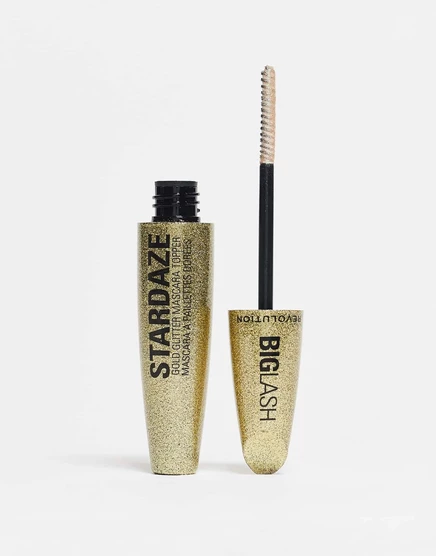 Тушь для ресниц Revolution Big Lash Stardaze с блестками для волос и бровей Stardust Gold
