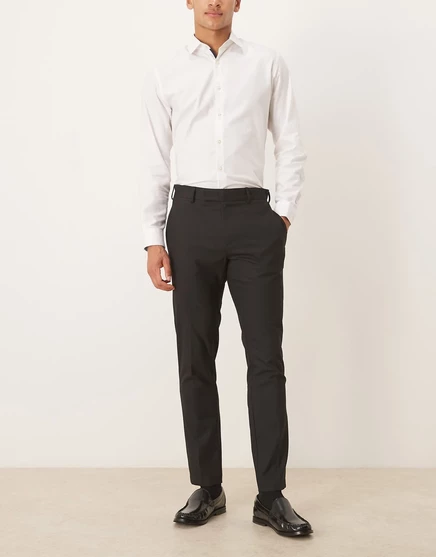 Элегантные узкие брюки от ASOS DESIGN черного цвета black