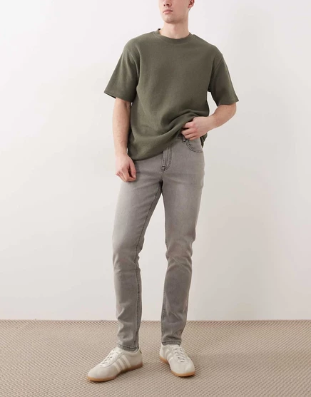 Мужские джинсы ASOS Design скинни, серые