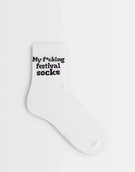 Мужские носки ASOS Design с графикой фестиваля, мульти