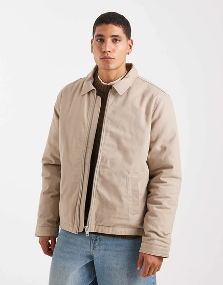 Куртка Jack &Jones harrington бежевого цвета crockery