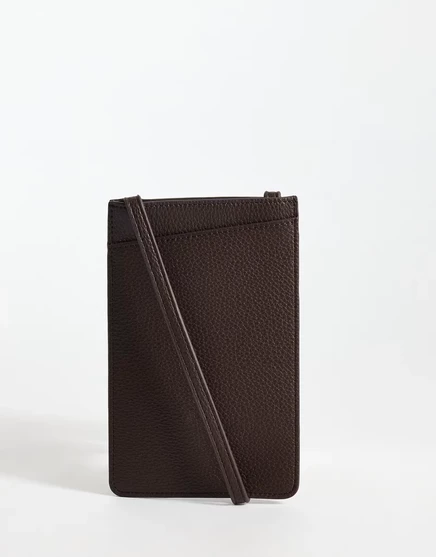 Мужская сумка через плечо ASOS Design из экокожи, коричневая