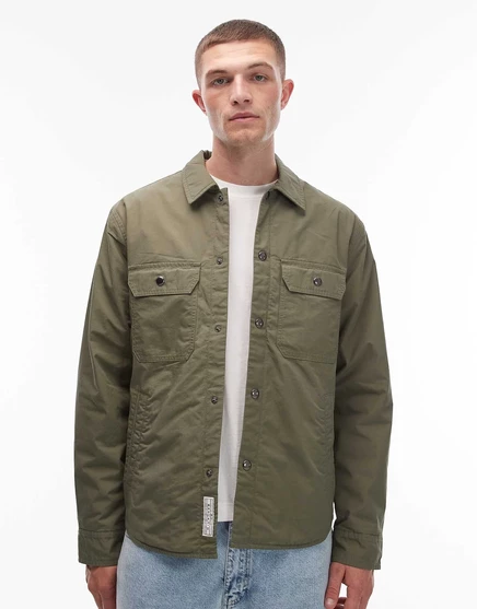 Куртка с подкладкой от Tommy Hilfiger зеленого цвета хаки mgreen