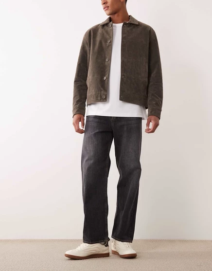 Мужские джинсы Jack & Jones Alex baggy, черные