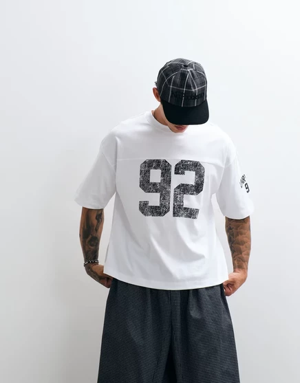 Мужская футболка ASOS Design boxy oversized, белая