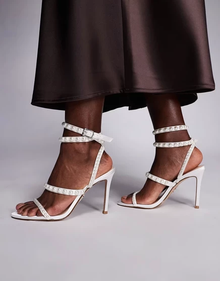 Женские туфли Steve Madden Teena с жемчугом, перламутровые